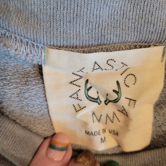 Tye dye off the shoulder sweatshirt - Picture 2 of 10